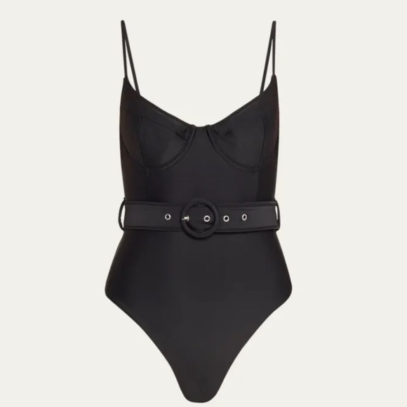 Jonathan Simkhai Other - Jonathan SIMKHAI Black Noa Belted Underwire One Piece Swimsuit